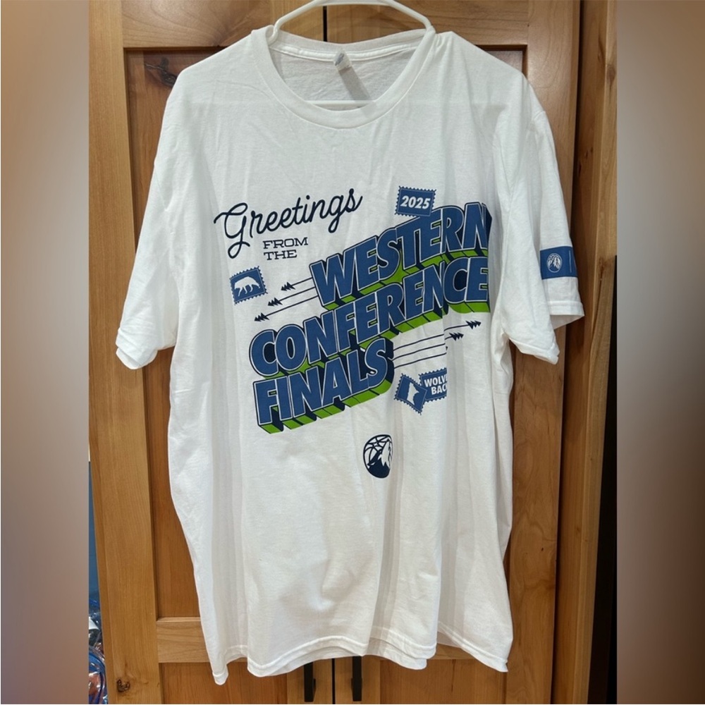 Minnesota Timberwolves limited edition western conference championship tee XL